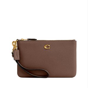 Bolsa de Mão Coach Wristlet Marrom CH818B4CBD