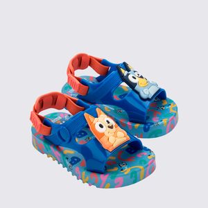 Mini Melissa Hop + Bluey Baby Azul Laranja 36176