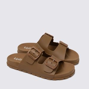 Chinelo Kipling Flat Marrom 90000TP1