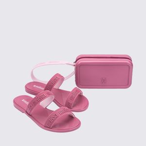 Melissa + Bolsa Duo M Lover Lilás Rosa 36628