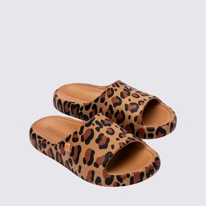 Mini Melissa Free Print Slide Infantil Bege Preto 35936
