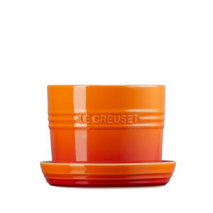 Vaso para Ervas com Bandeja Le Creuset Laranja