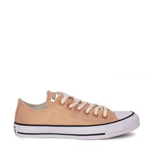 Tênis Converse All Star Chuck Taylor Rosa Pink Ouro Escuro Branco CT25650002