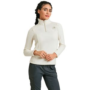 Fleece The North Face Glacier 1/4 Zip White Dune A019NQLI