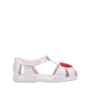Mini Melissa Hip Heart Ballerina Baby Branco Metalizado 37783