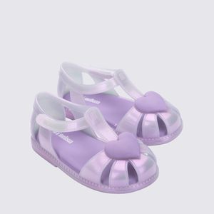 Mini Melissa Hip Heart Ballerina Baby Lilás Metalizado 37783