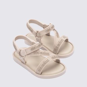Mini Melissa Stripes M Lover Baby Bege Claro 35955