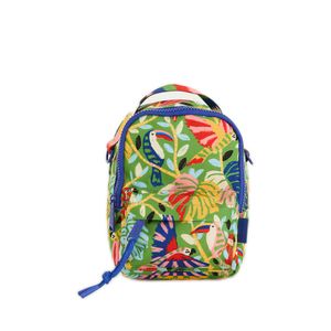 Mini Mochila Farm Borogodó Bosque dos Pássaros Verde