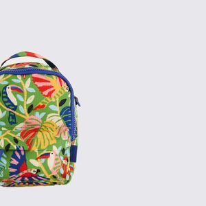 Mini Mochila Farm Borogodó Bosque dos Pássaros Verde