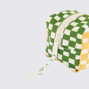 Necessaire Farm Caçula Quadriculado Sonho Verde