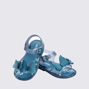 Mini Melissa Fly Sandal III Baby Azul Glitter 37803