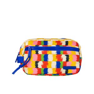 Necessaire Farm Amô Quadriculado Bosque dos Pássaros