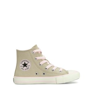 Tênis Converse All Star Chuck Taylor Side Zip Infantil Marfim Rosa Amendoa CK12500005
