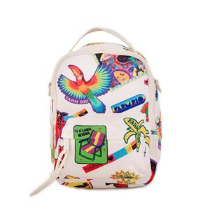 Mini Mochila Farm Borogodó Patch Rio Off White