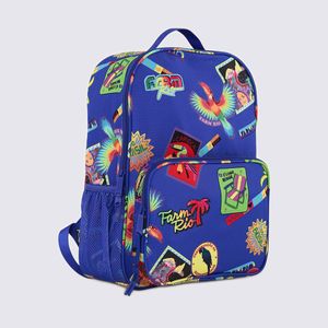 Mochila Farm Me Leva Patch Rio Azul