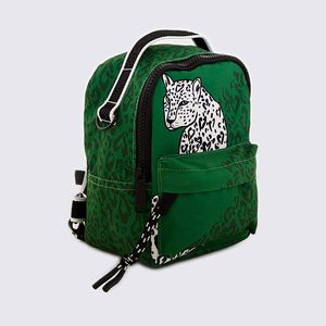 Mini Mochila Farm Borogodó Onça Urbana Verde