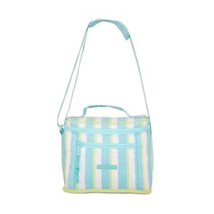 Mini Cooler Farm Farofa Listrado Rio Azul