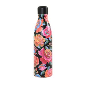 Garrafa Farm Glub Glub Rosas Pintadas Preto 750 ML