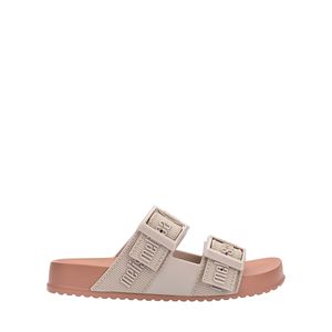 Mini Melissa Cozy Slide M Lover Infantil Marrom Bege 37576