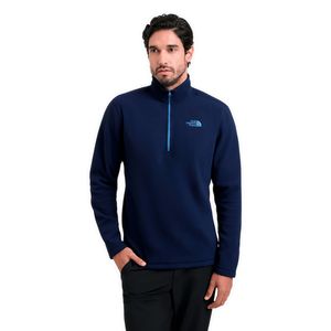 Fleece The North Face Masculino Glacier 1/4 Zip Estate Blue A018ND1R