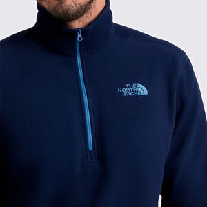 Fleece The North Face Masculino Glacier 1/4 Zip Estate Blue A018ND1R