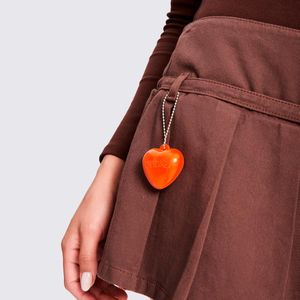 Chaveiro Melissa Coracão XI II Laranja 34102