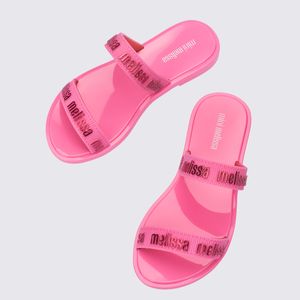 Mini Melissa Duo M Lover Slide Infantil Rosa 38092