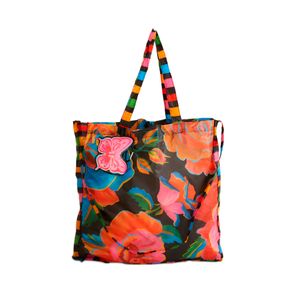 Bolsa Farm Me Leva Rosas Pintadas