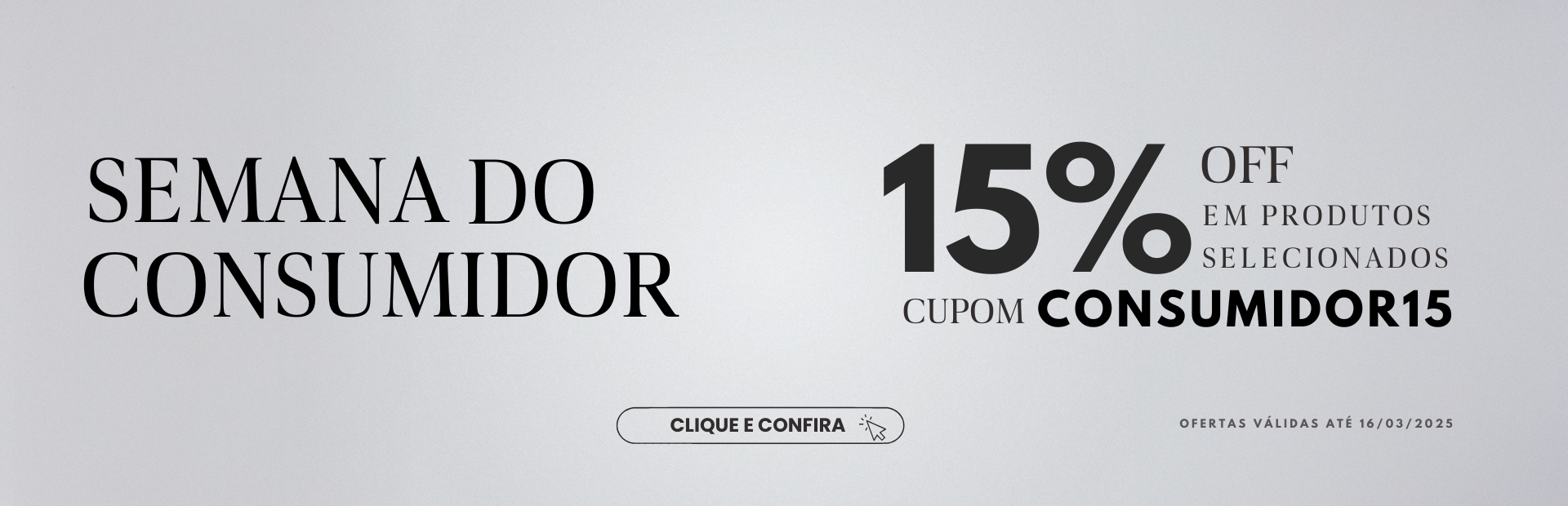 SEMANA DO CONSUMIDOR